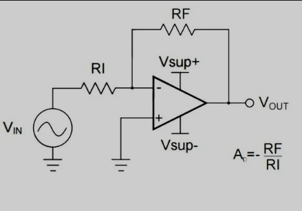 反相放大器應用電路圖