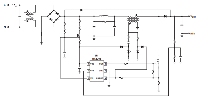 iW2206應用電路圖