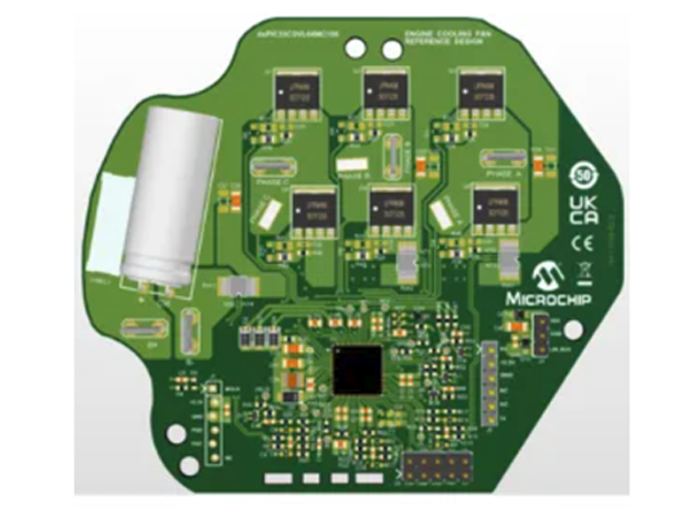 Microchip微芯dsPIC33CDVL64MC106汽車冷卻風扇參考設計解析
