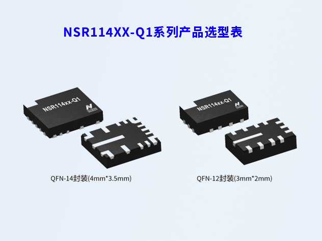【新品發布】納芯微NSR114xx-Q1系列：助