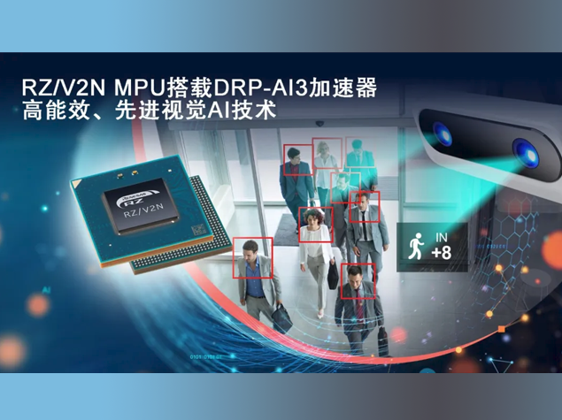 瑞薩電子發布高效視覺AI處理器RZ/V2N，擴