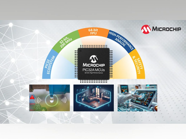 Microchip發布PIC32A系列MCU，滿足高性能