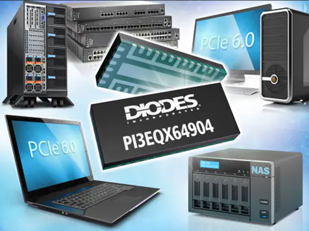 DIODES（美臺）PI3EQX64904：推動高速數據傳