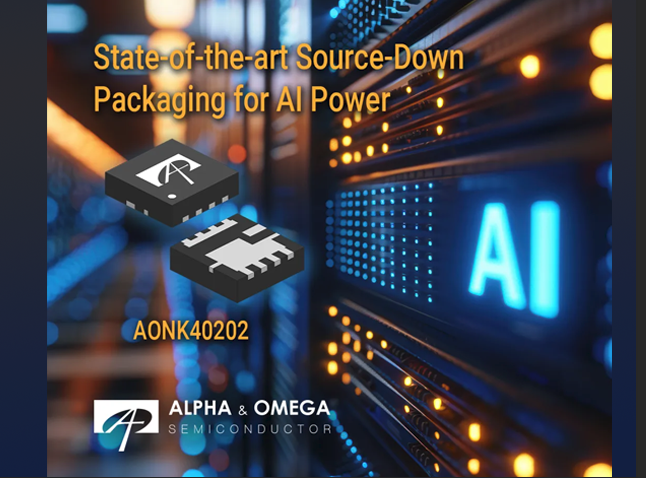 AOS發布創新源極朝下封裝MOSFET AONK40